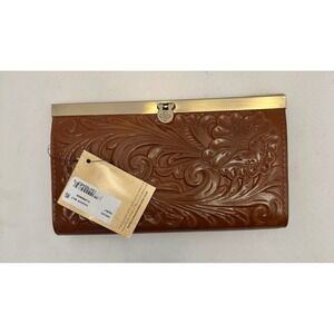 Patricia Nash Brown Embossed Wallet
